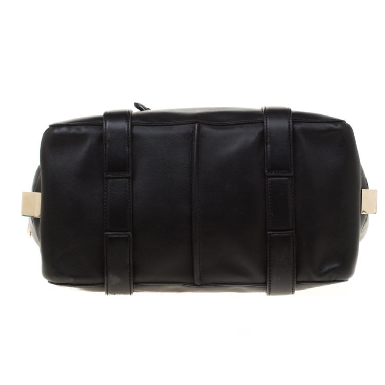 Pre Owned Chloe Black Leather Madeleine Bowler Bag