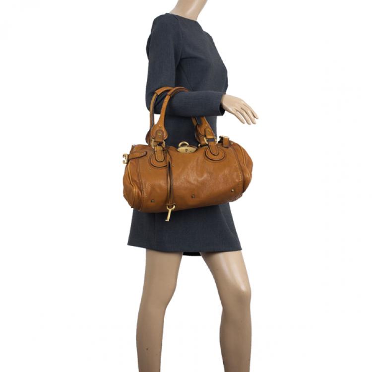 Pre Owned Chloe 'Paddington' Leather Satchel