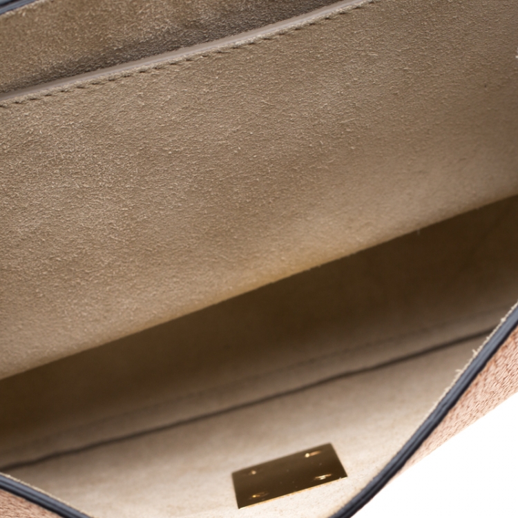 Pre Owned Chloe Caramel Leather Medium Drew Shoulder Bag