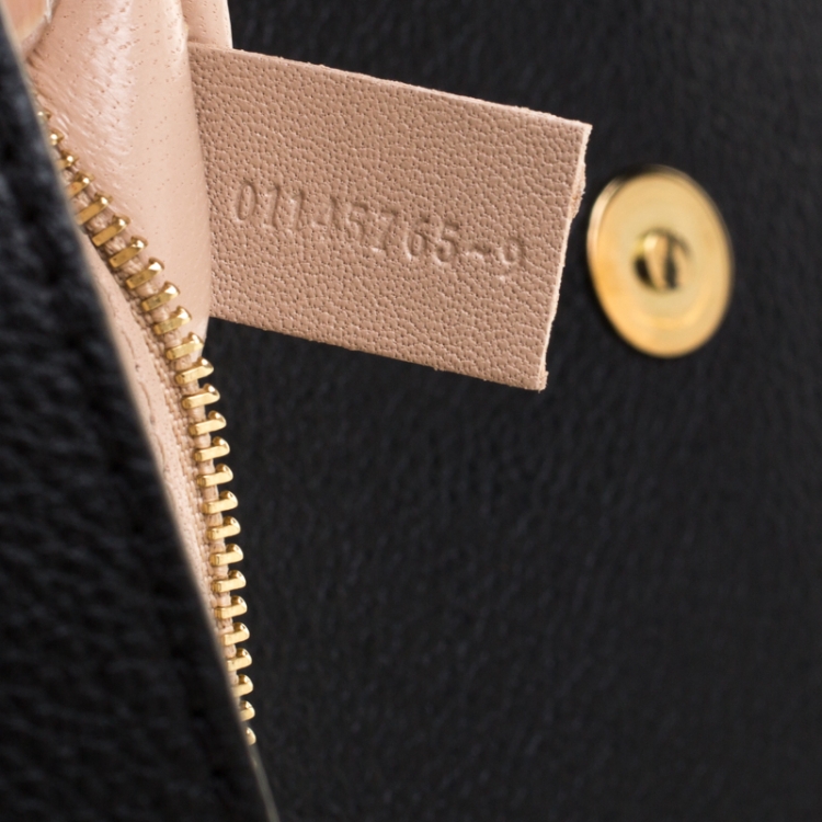 Pre Owned Chloe Tri Color Leather Medium Clare Shoulder Bag