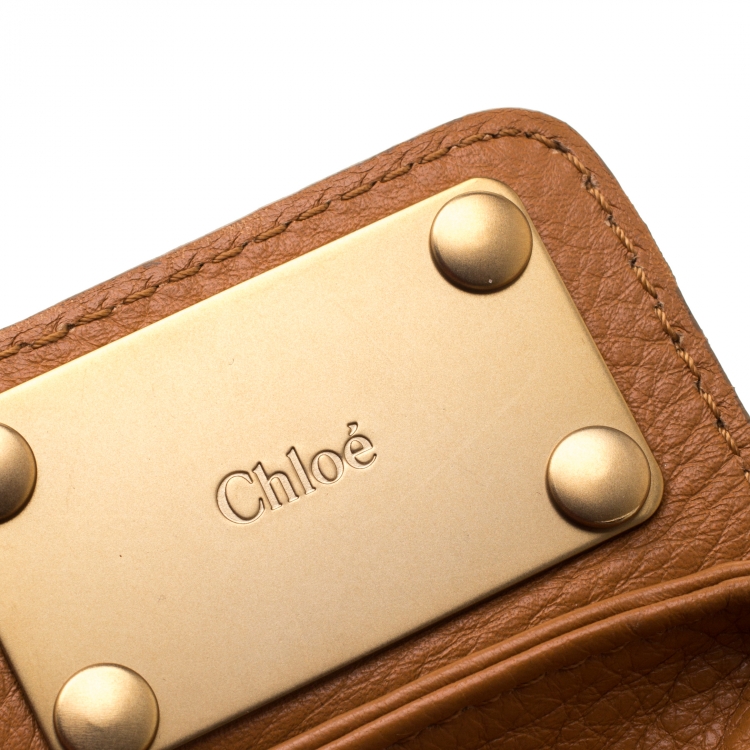Pre Owned Chloe Brown Leather Medium Paddington Satchel