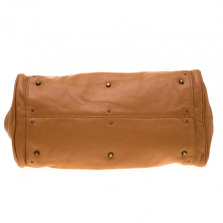 Pre Owned Chloe Brown Leather Medium Paddington Satchel