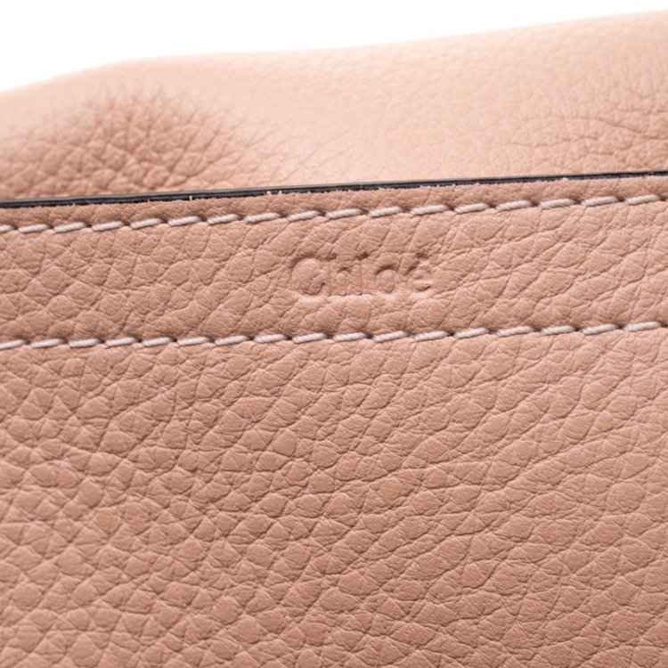 Pre Owned Chloe Blush Pink Leather Medium Marcie Crossbody Bag