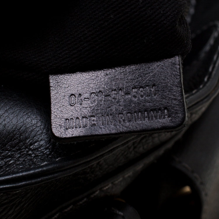 Pre Owned Chloe Black Leather Paddington Tote