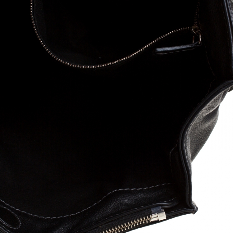 Pre Owned Chloe Black Leather Paddington Tote