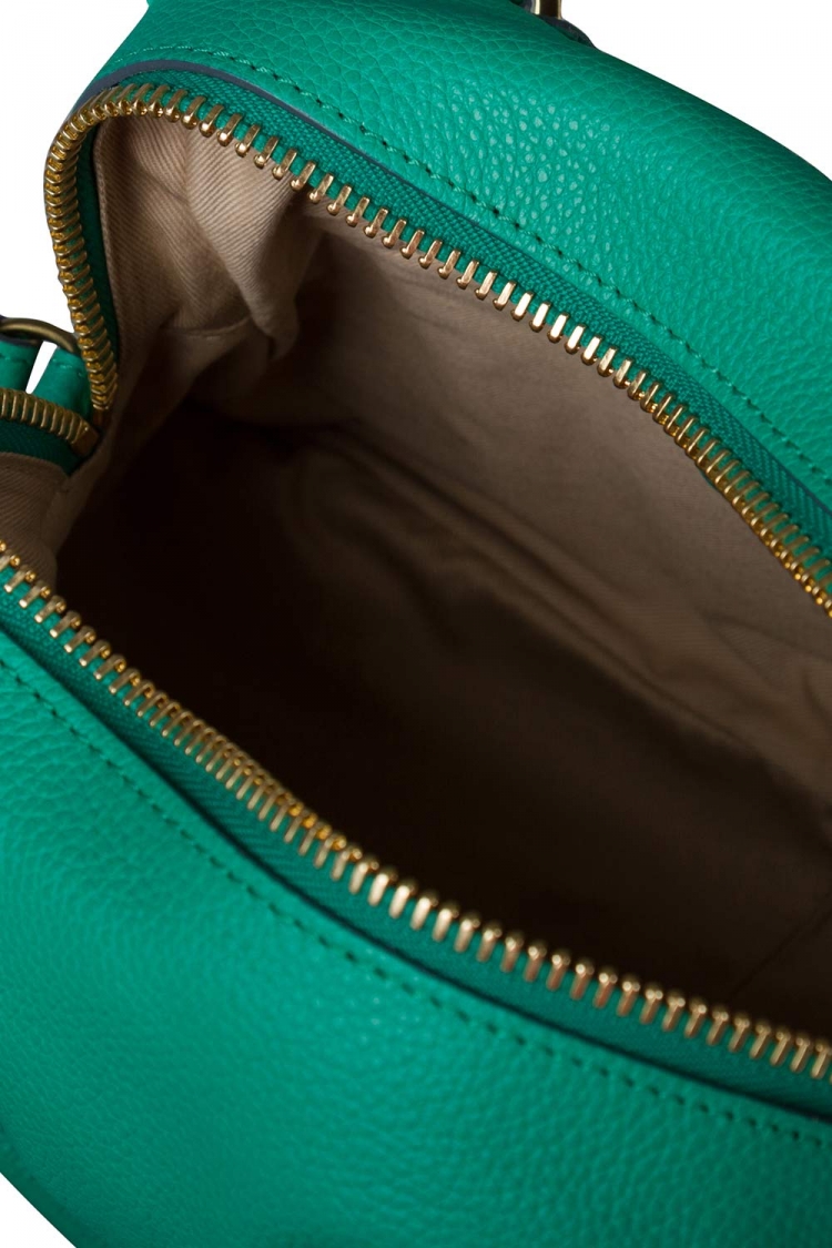 Pre Owned Chloe Coral Green Leather Small Paraty Shoulder Bag