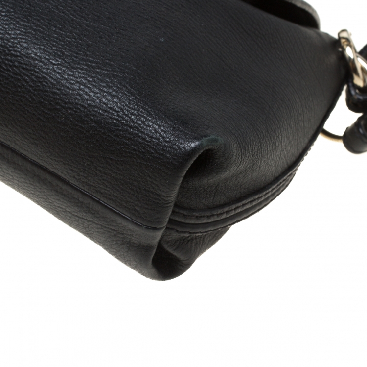 مملوكة مسبقًا Chloe Black Leather Elsie Shoulder Bag
