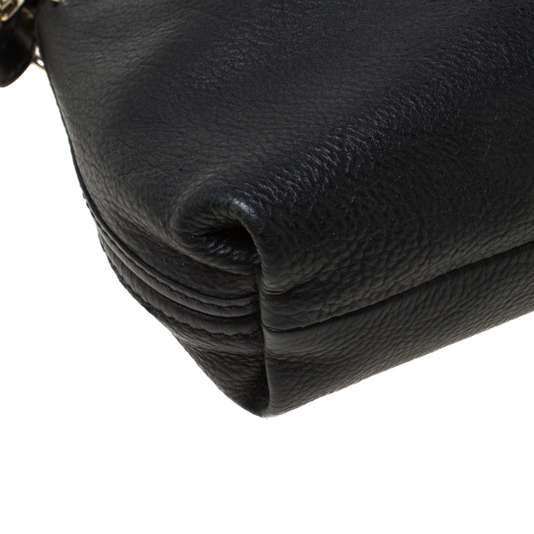 مملوكة مسبقًا Chloe Black Leather Elsie Shoulder Bag