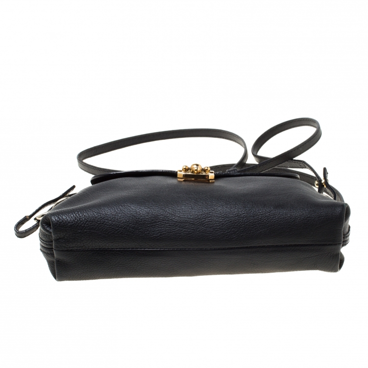 مملوكة مسبقًا Chloe Black Leather Elsie Shoulder Bag