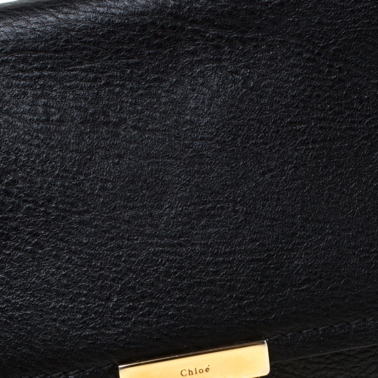 مملوكة مسبقًا Chloe Black Leather Elsie Shoulder Bag