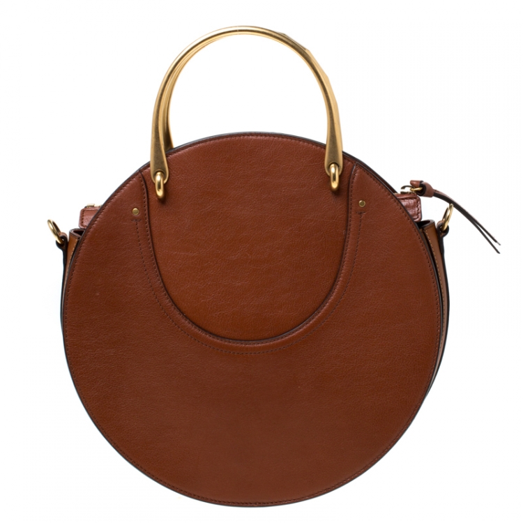 Pre Owned Chloe Tan Leather and Suede Pixie Shoulder Bag