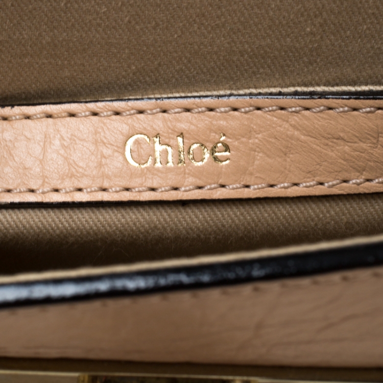 Pre Owned Chloe Beige Leather Small Sally Shoulder Bag