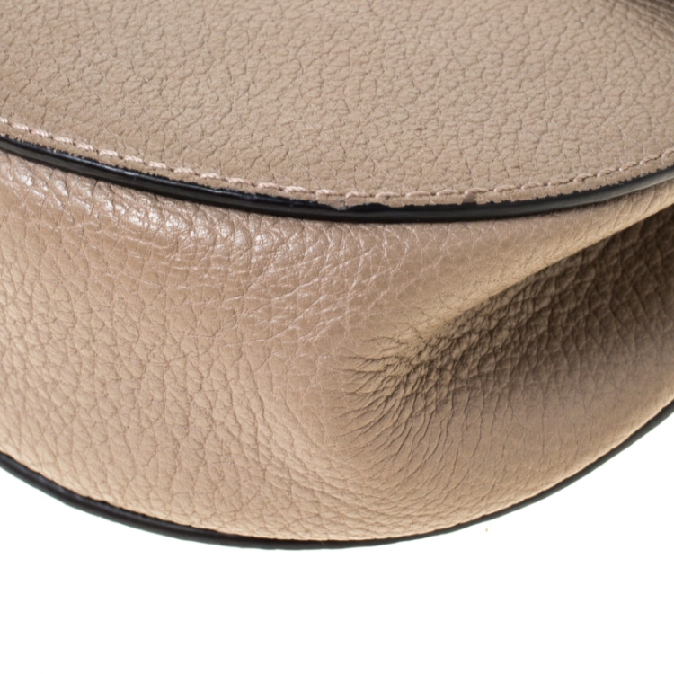 مملوكة مسبقًا Chloe Grey Leather Mini Drew Shoulder Bag