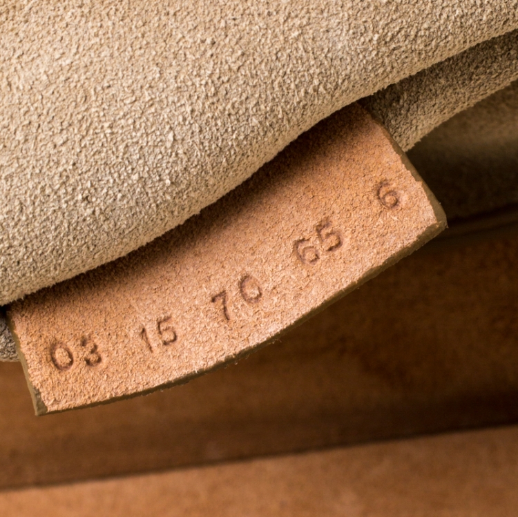 مملوكة مسبقًا Chloe Mustard/Beige Leather and Suede Small Drew Shoulder Bag