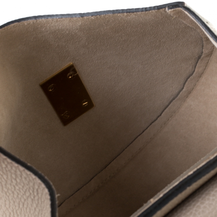 Pre Owned Chloe Grey Leather Medium Drew Shoulder Bag
