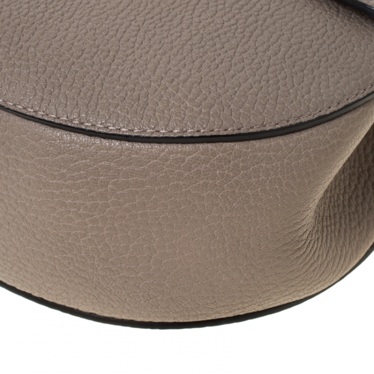 Pre Owned Chloe Grey Leather Medium Drew Shoulder Bag