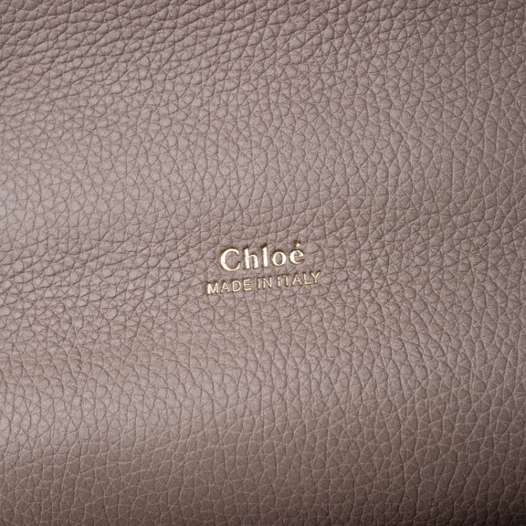 مملوكة مسبقًا Chloé Tricolor Leather Large Clare Shoulder Bag