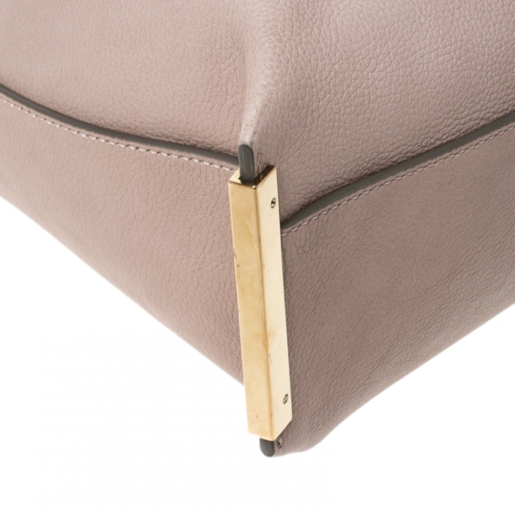 مملوكة مسبقًا Chloé Tricolor Leather Large Clare Shoulder Bag