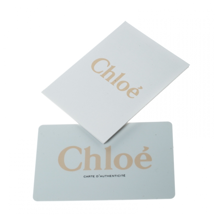 Pre Owned Chloe Taupe Leather and Suede Faye Shoulder Bag