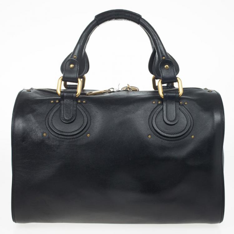 Pre Owned Chloé Aurore Leather Duffle Bag