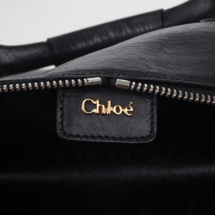 Pre Owned Chloé Aurore Leather Duffle Bag