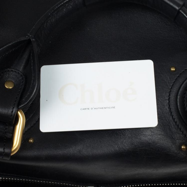 Pre Owned Chloé Aurore Leather Duffle Bag