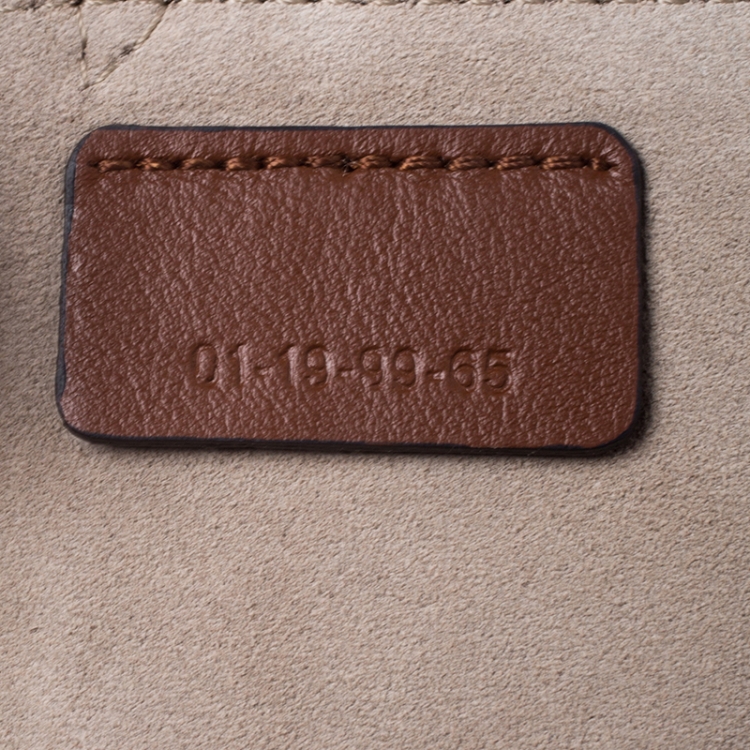 Pre Owned Chloe Brown Leather and Nubuck Mini Faye Crossbody Bag