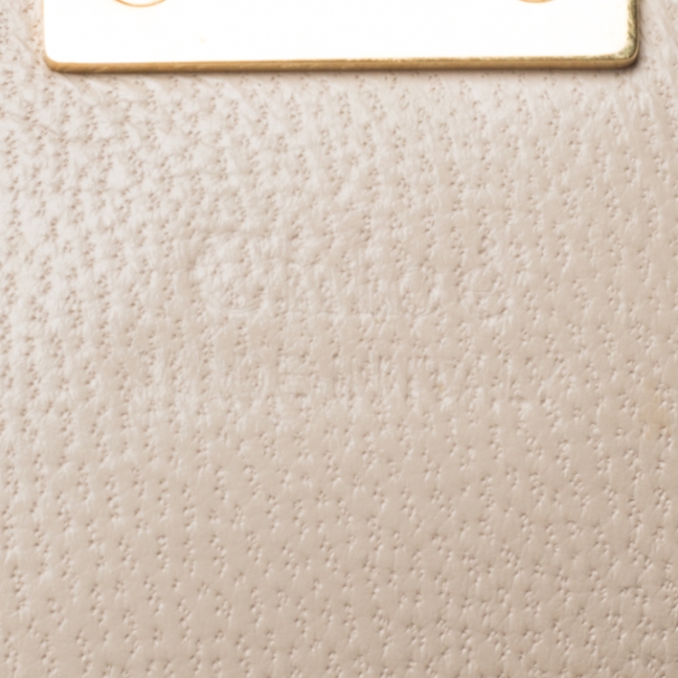 Pre Owned Chloe Beige Python Small Drew Shoulder Bag