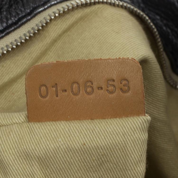 Pre Owned Chloe Grey Metallic Paddington Satchel