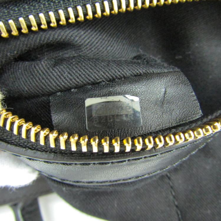 مملوكة مسبقًا Chloe Ivory/Black Leather Alice Satchel