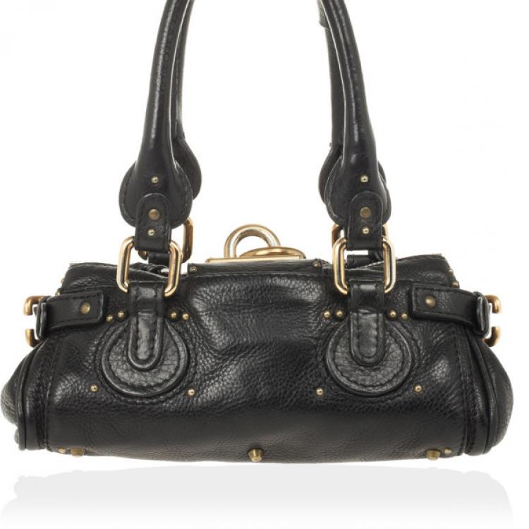 مملوكة مسبقًا Chloe Black Mini Paddington Bag