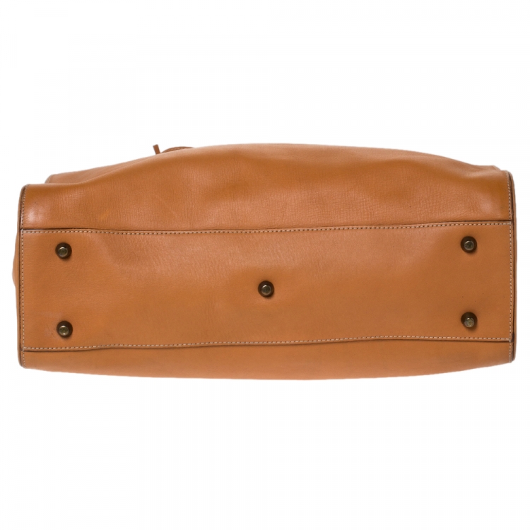 Pre Owned Chloe Tan Leather Pure Paddington Tote