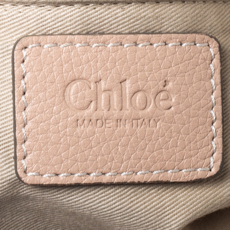 مملوكة مسبقًا Chloe Beige Leather Medium Paraty Shoulder Bag