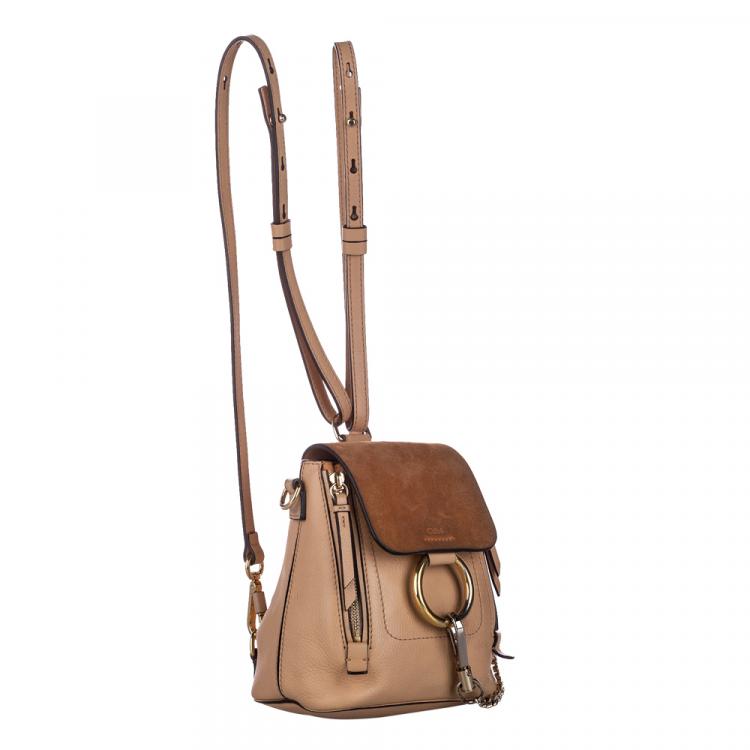 chloe brown backpack