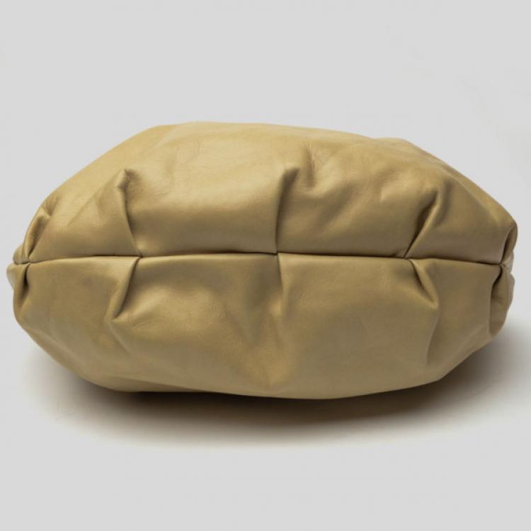 Pre Owned Chloé Gold Leather Large Ethel Hobo