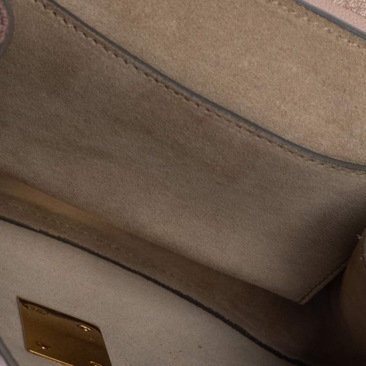 Pre Owned Chloe Beige Leather Small Drew Shoulder Bag