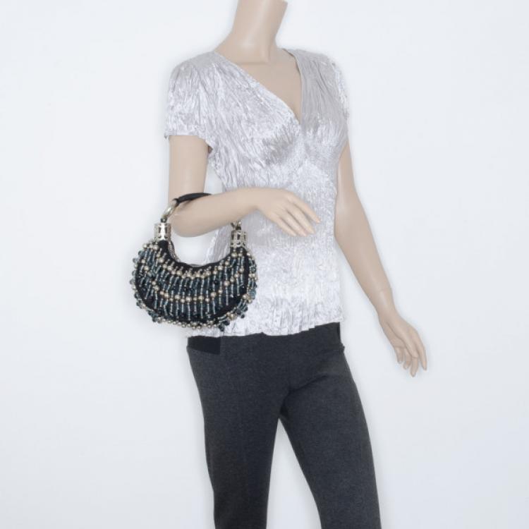 Pre Owned Chloe Beaded Bracelet Hobo Bag 