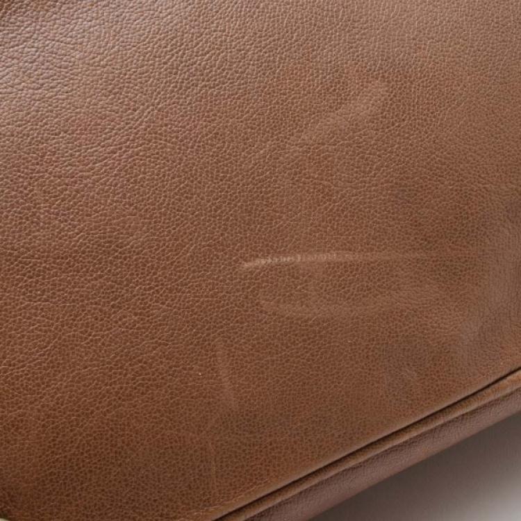 Pre Owned Chloe Brown Leather Kerala Large Tote