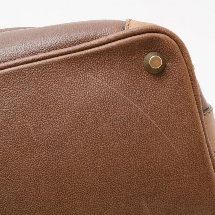 Pre Owned Chloe Brown Leather Kerala Large Tote