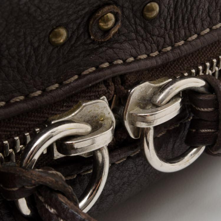 Pre Owned Chloe Leather Paddington Zippy Satchel 