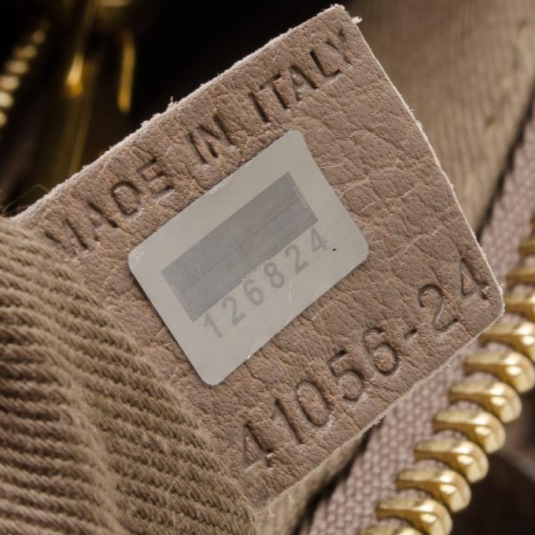 Pre Owned Chloe Grey Python Marcie Handbag