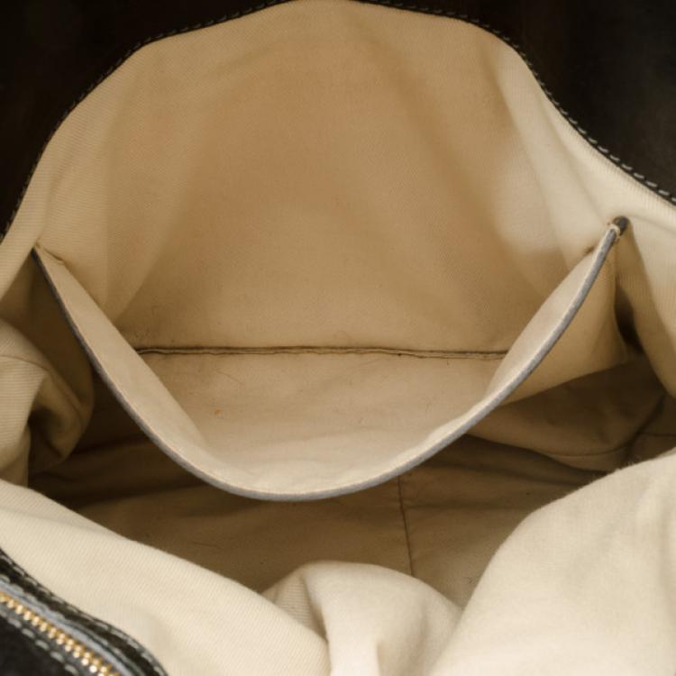 Pre Owned Chloe Black Leather Heloise Tote 