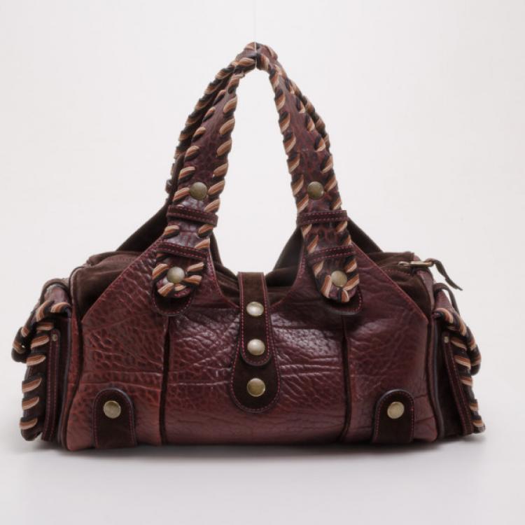 Pre Owned Chloe Dark Brown Silverado Satchel