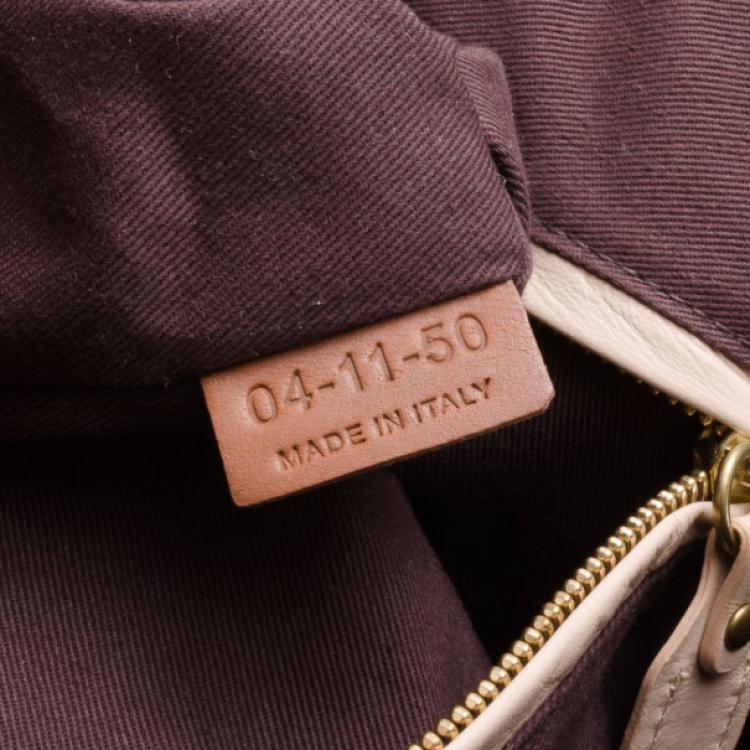 Pre Owned Chloe Tan Leather Paraty Limited Edition