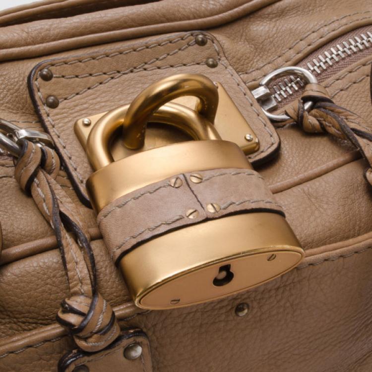 Pre Owned Chloe East West Paddington Zippy Satchel
