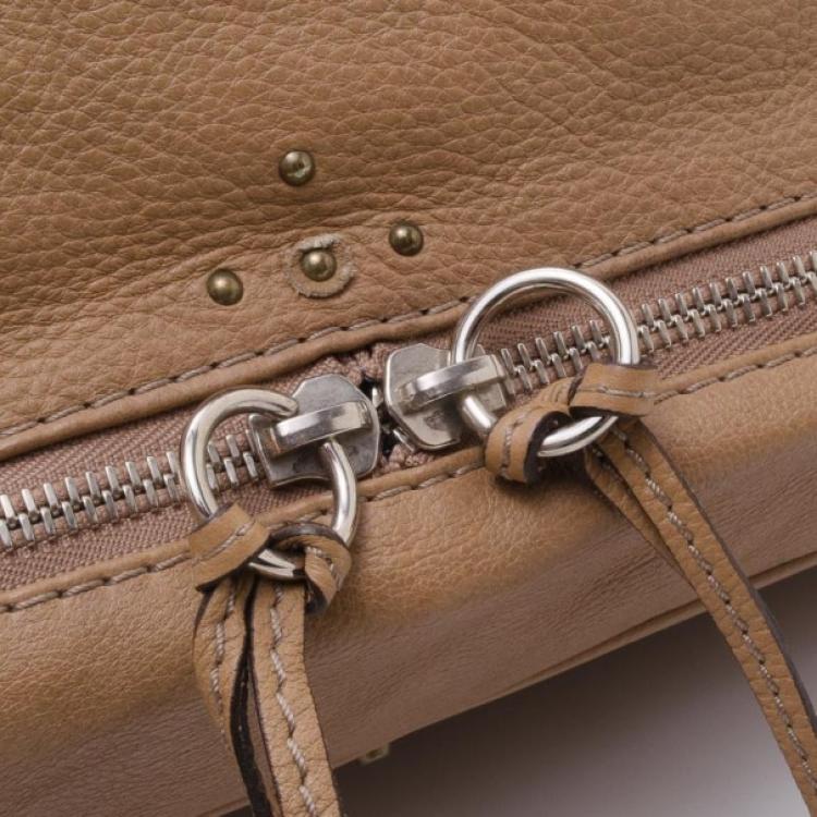 Pre Owned Chloe East West Paddington Zippy Satchel