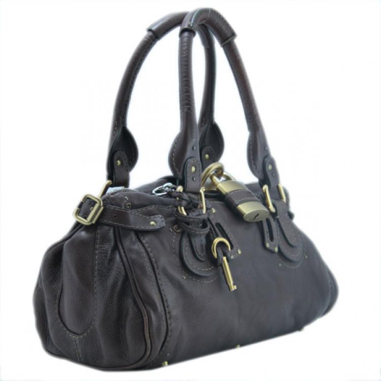 Pre Owned Chloe Medium Paddington Brown Satchel