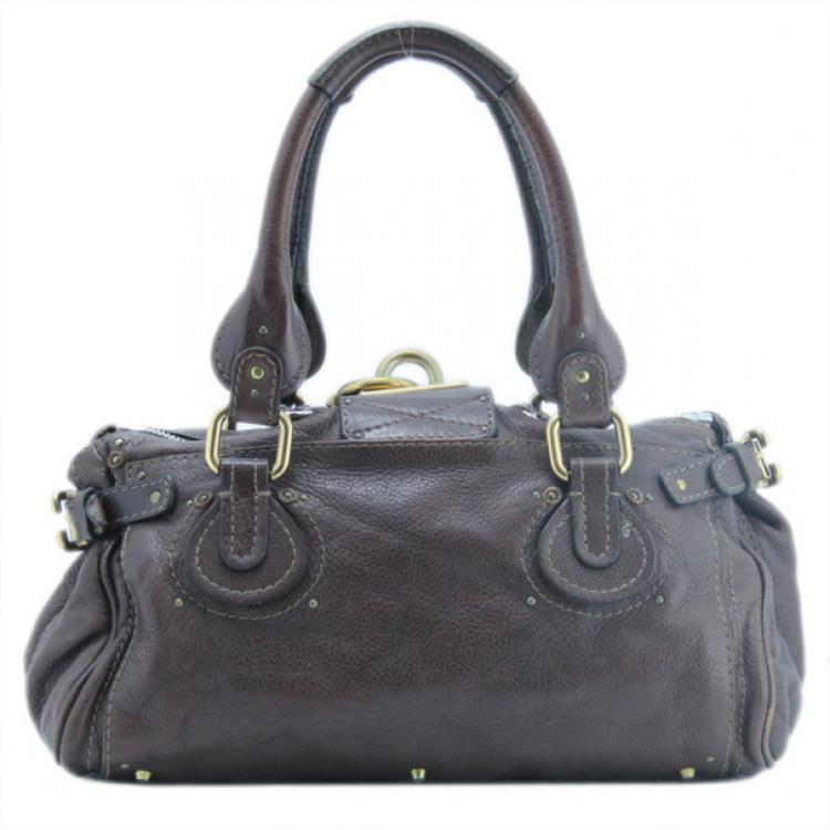 Pre Owned Chloe Medium Paddington Brown Satchel