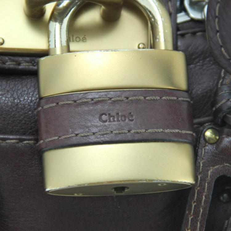 Pre Owned Chloe Medium Paddington Brown Satchel