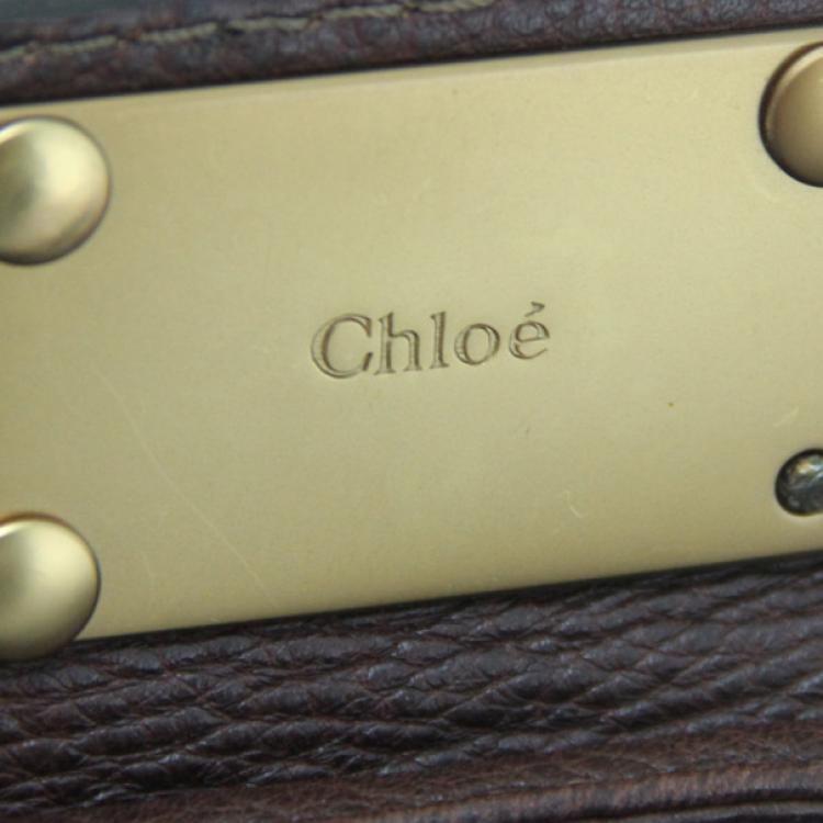 Pre Owned Chloe Medium Paddington Brown Satchel